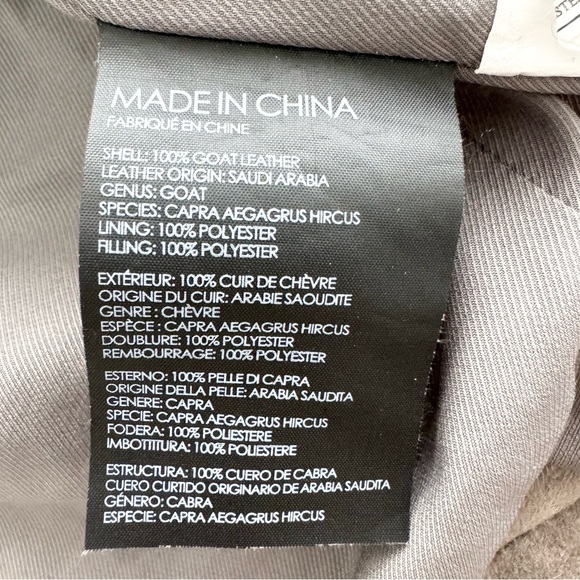 Club Monaco Collection Grey Suede Moto Jacket S - Picture 14 of 16